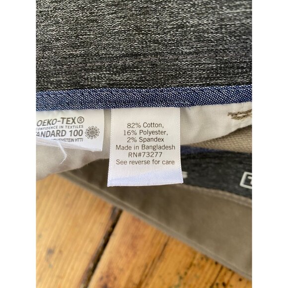Sonoma Goods For Life Mens Taupe Everyday All-Day Pants Size 34W 32L Flexwear - Picture 6 of 9